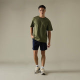 RELAXCOOL SEAMLESS OVERSIZED TEE-OLIVE