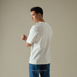 RELAXCOOL SEAMLESS OVERSIZED TEE-WHITE