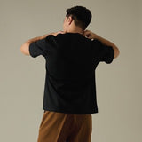 RELAXCOOL SEAMLESS OVERSIZED TEE-BLACK